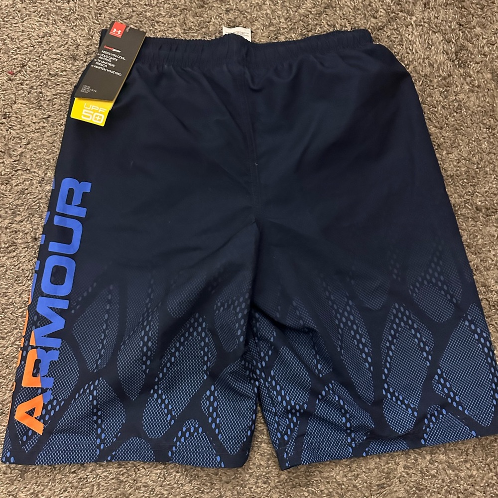 Under Armour Dark Blue Swimming Trunks